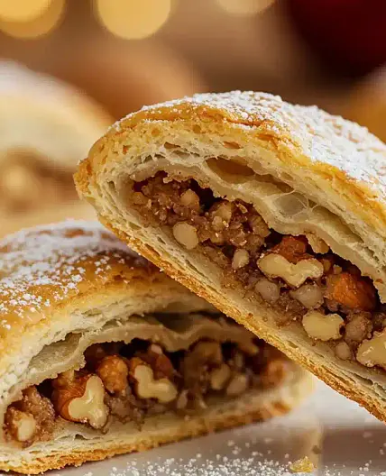 Italian Nut Roll Cookies