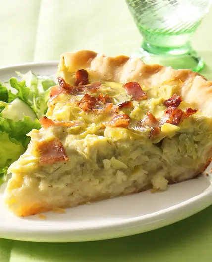 Easy Artichoke Quiche