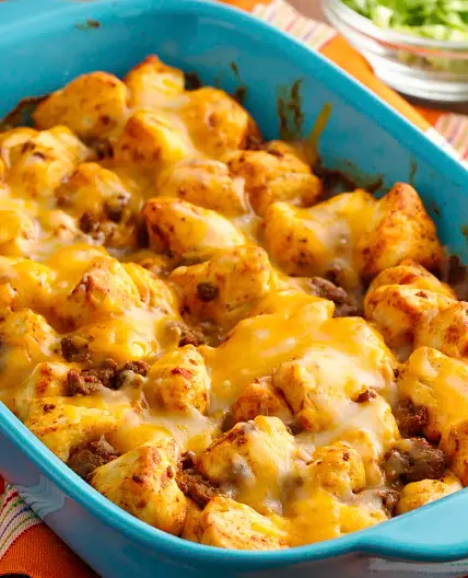 Cheesy Mexican Bubble-Up Bake