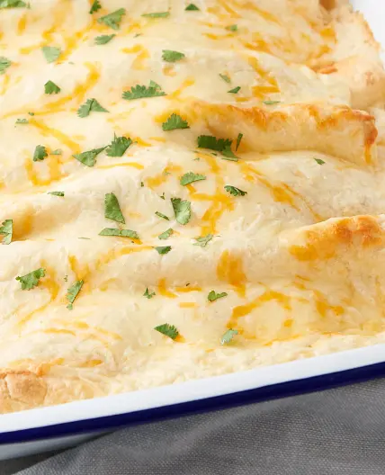 Creamy Chicken Enchiladas