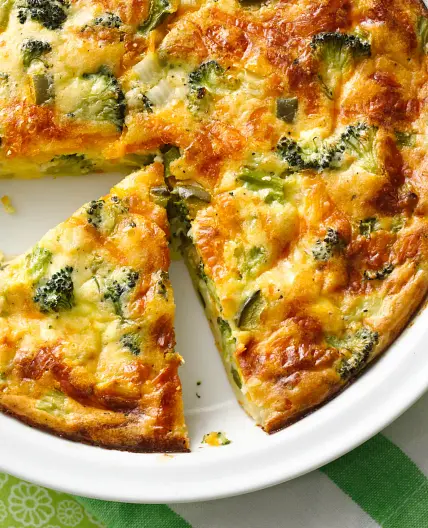 Impossibly Easy Vegetable Pie