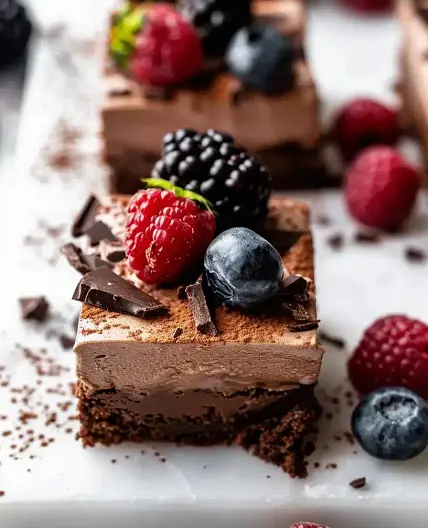 Ultimate Chocolate Mousse Brownies
