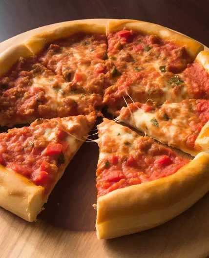 Chicago Style Deep Dish Pizza