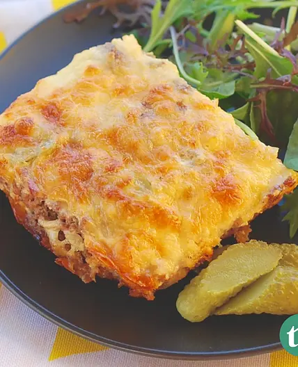 Keto Bacon Cheeseburger Casserole Recipe