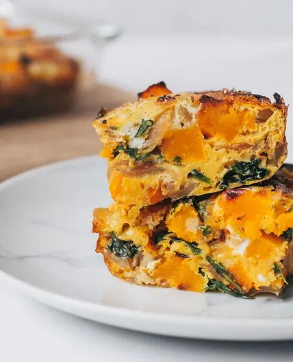 Pumpkin Spinach Frittata