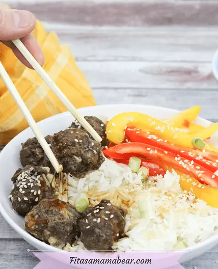 Gluten-Free Meatballs With Homemade Teriyaki Sauce