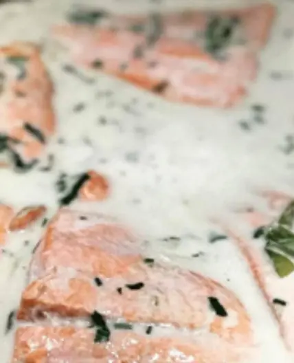 One-Pan Poached Salmon in Coconut-Lime Sauce