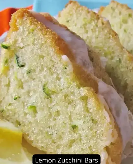 Deliciously Tangy Lemon Zucchini Bars Recipe