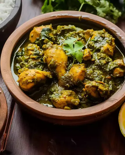 Hariyali Chicken Curry