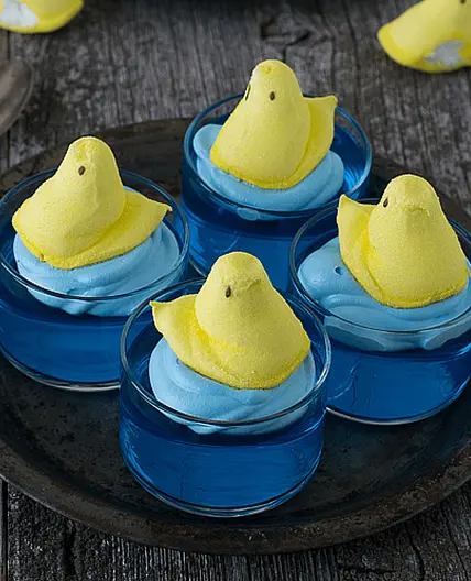Swimming Peeps Jello Cups