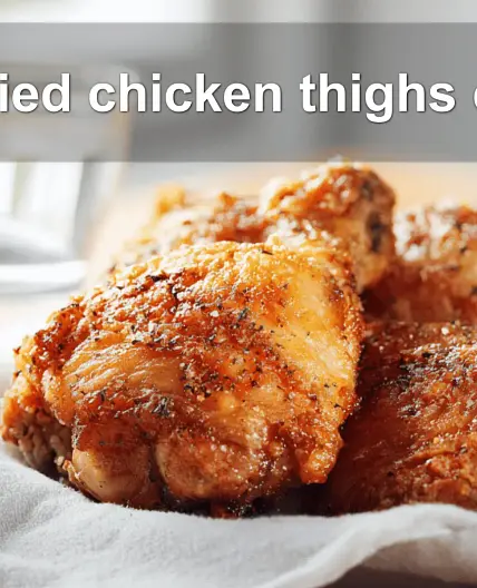 pan fried chicken thighs crispy