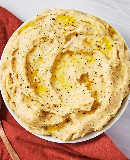 Roasted Garlic-Parsnip Puree