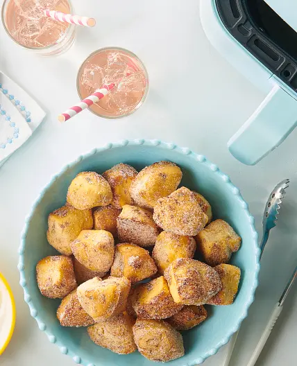 Air Fryer Cinnamon Roll Bites