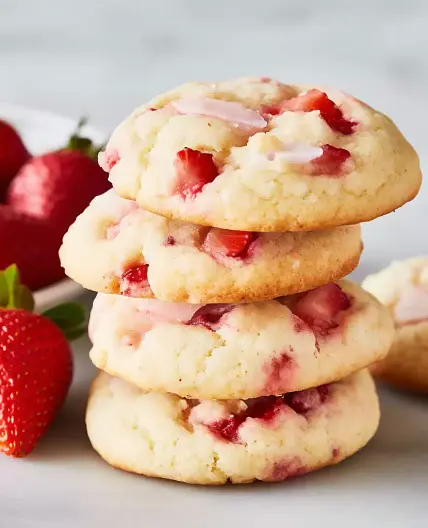 Strawberry Shortcake Cookies