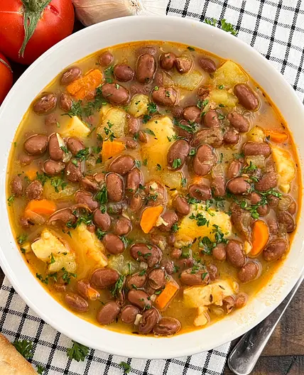 Hearty Pinto Bean & Cod Stew