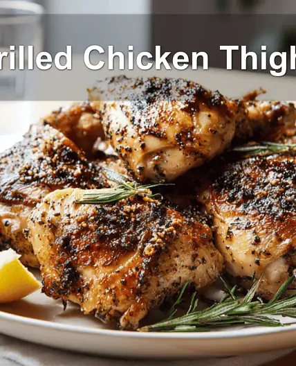 Grilled Chicken Thighs
