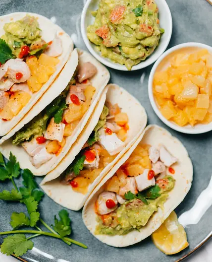 Pineapple Chicken Tacos