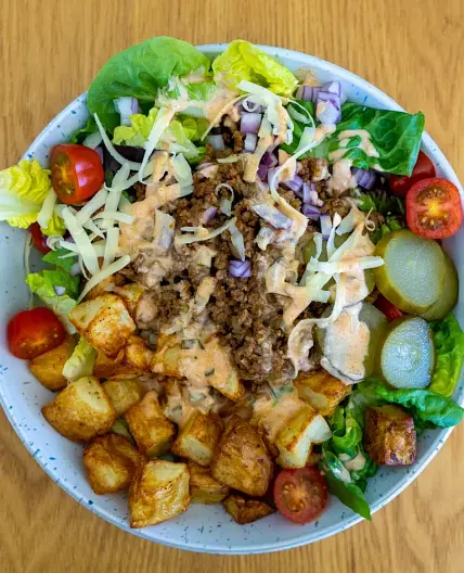 Loaded Burger Bowls