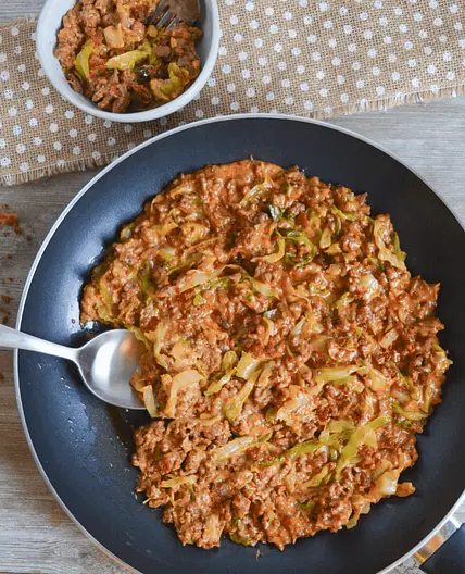 Keto Cheeseburger Helper