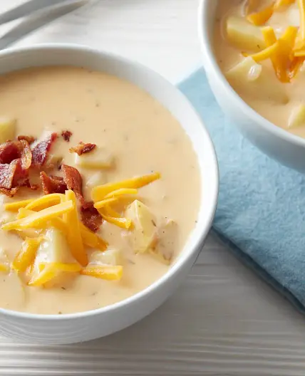 Slow-Cooker Cheesy Bacon-Ranch Potato Soup