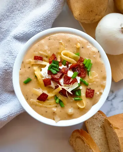 Chili's Loaded Baked Potato Soup Recipe (The BEST Copycat!)