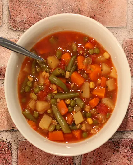 Homemade Canned Vegetable Soup