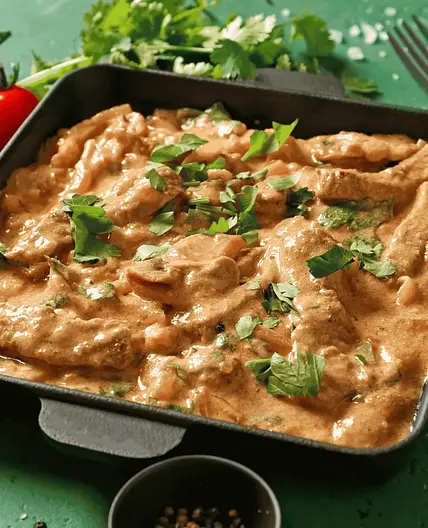 Russian Beef Stroganoff (Beef in Creamy Sauce)