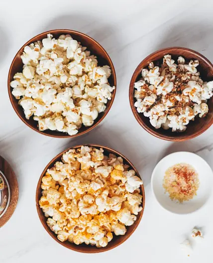 Easy Homemade Popcorn (3 Flavors)