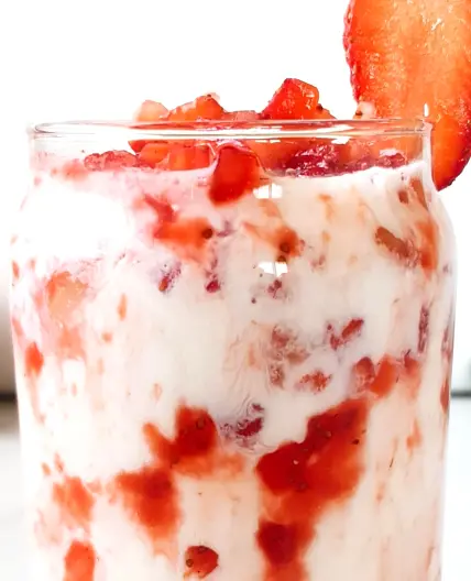 BEST Korean Strawberry Milk Recipe: with Fresh Strawberries!