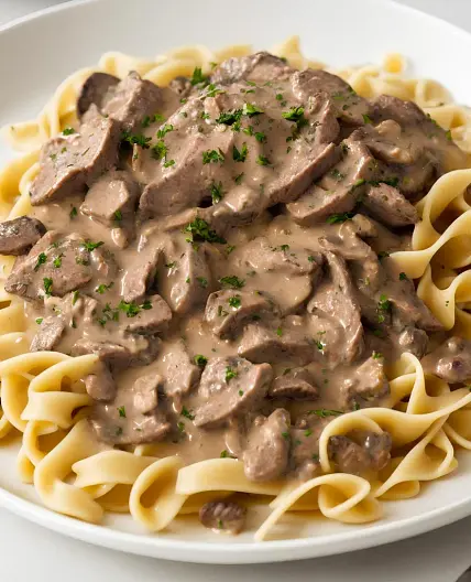 Beef Stroganoff