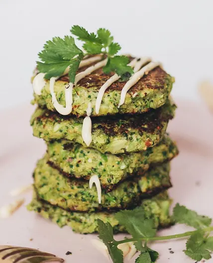 Cheesy Broccoli Fritters