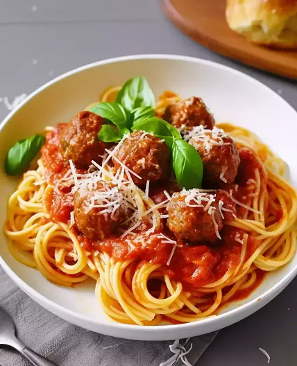 Spaghetti Meatballs