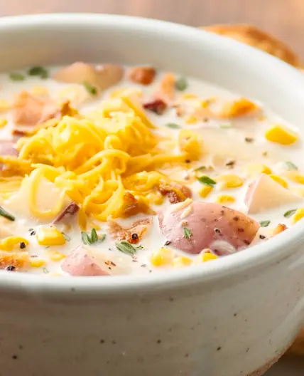 Slow-Cooker Bacon Corn Chowder