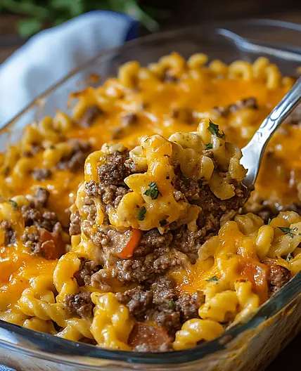 Easy Hamburger Supreme Casserole Recipe