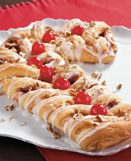 Candy Cane Strudel