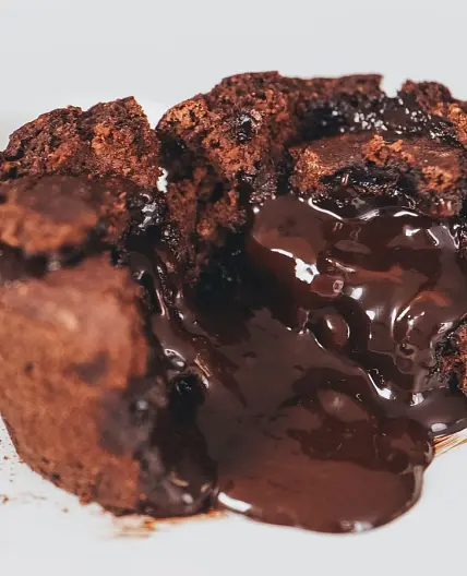 Healthy Chocolate Lava Cake