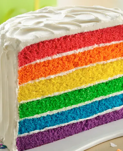 Rainbow Layer Cake
