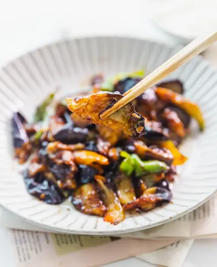 Chinese Braised Eggplants