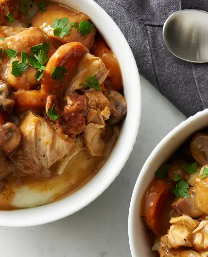 Slow-Cooker Chicken Burgundy Stew