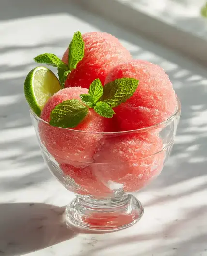 2-Ingredient Watermelon Sorbet (Viral TikTok Method) - The Recipe That Broke the Internet