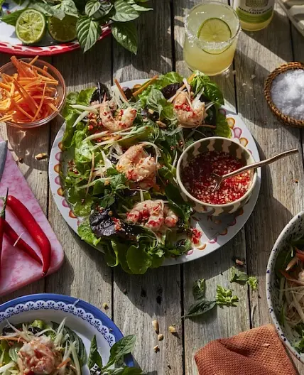 Vietnamese Prawn & Papaya Lettuce Cups | Marion's Kitchen