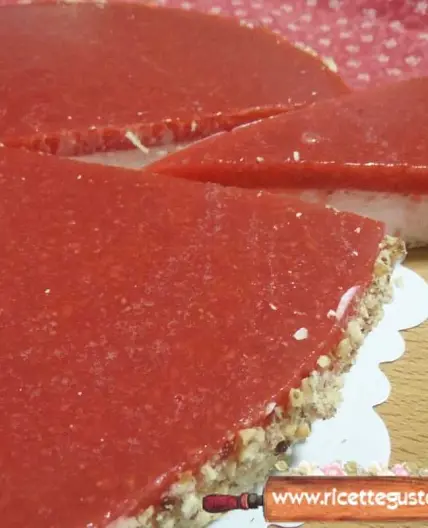 Cheesecake fragole e limone