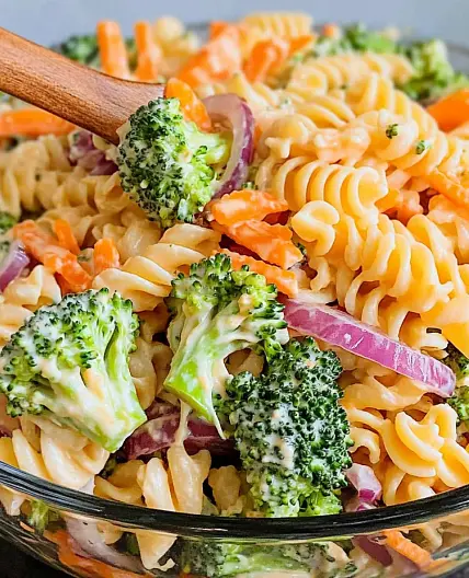 Broccoli Cheddar Pasta Salad