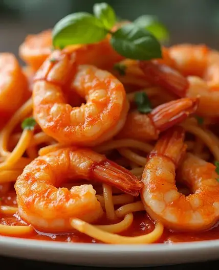 Easy Argentinian Red Shrimp Pasta Recipe