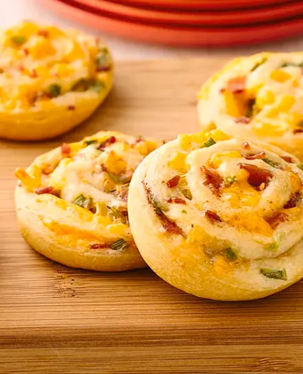 Bacon-Cheddar Pinwheels