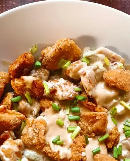 EASY Gluten-Free Chicken Salad Recipe (with Fried Chicken)