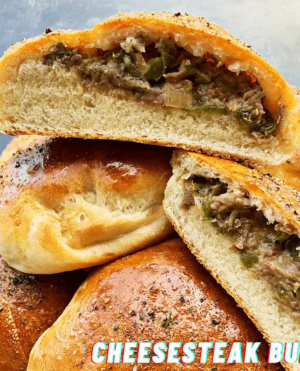 Cheesesteak Stuffed Milk Buns