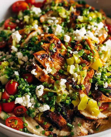 Grilled Chicken with Pepperoncini Garlic Butter