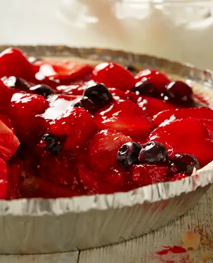 No-Bake Triple Berry Pie