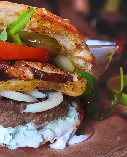 Gourmet King: Porcini Mushroom Burger